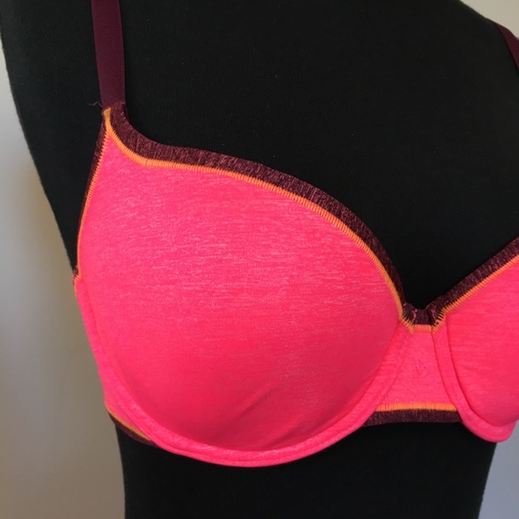Victoria's Secret Neon Shimmer Balconet Bra, 32DD - Picture 4 of 10